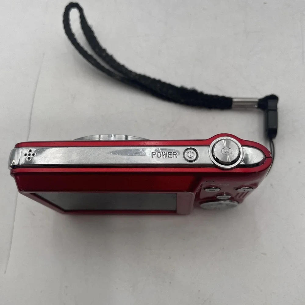 POLAROID IEX29 18MP 10X ZOOM DIGITAL CAMERA+New Battery+SD CARD RED+Case